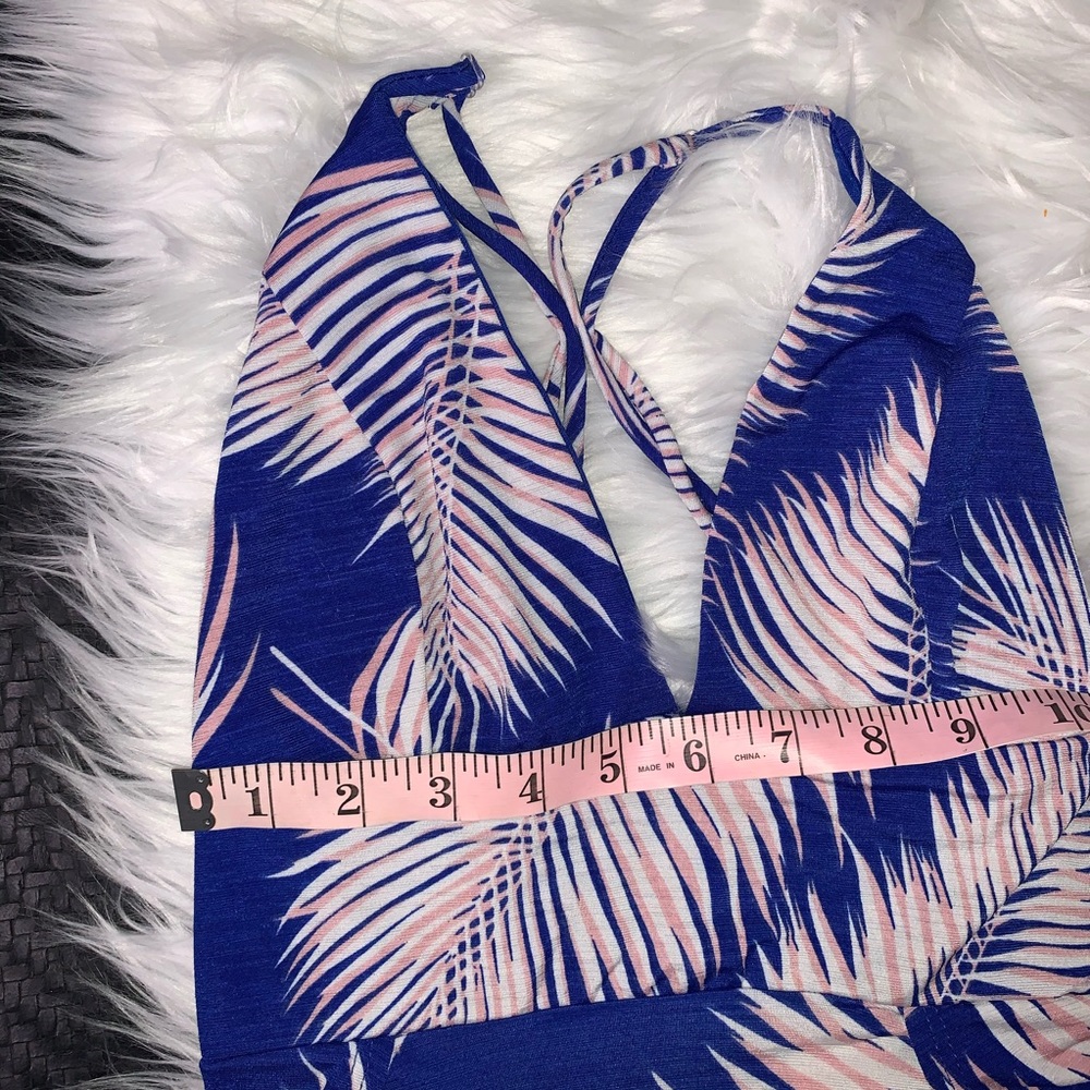 Blue 2-Split ankle length sundress - Picture 14 of 16